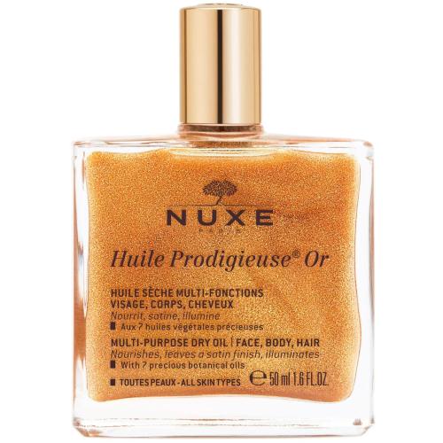 Nuxe Huile Prodigieuse OR - Ξηρό Λάδι Ενυδάτωσης και Λάμψης για Πρόσωπο-Σώμα-Μαλλιά με Χρυσαφένια Λάμψη 100ml