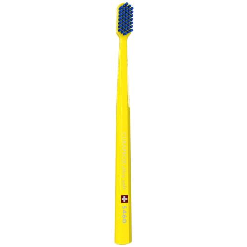Curaprox CS 5460 Ultra Soft Οδοντόβουρτσα με Εξαιρετικά Απαλές & Ανθεκτικές Τρίχες Curen για Αποτελεσματικό Καθαρισμό 1 Τεμάχιο - Κίτρινο/ Μπλε