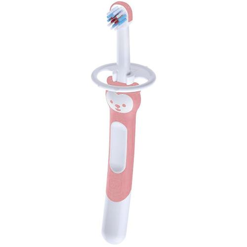 Mam Training Brush Βρεφική Εκπαιδευτική Οδοντόβουρτσα Κωδ 605 από 5+ Μηνών 1 Τεμάχιο - ροζ