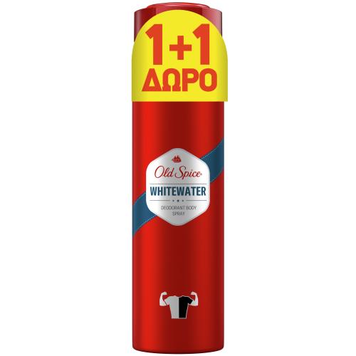 Old Spice Πακέτο Προσφοράς Whitewater Deodorant Body Spray Αποσμητικό Spray Σώματος για Άντρες 2x150ml