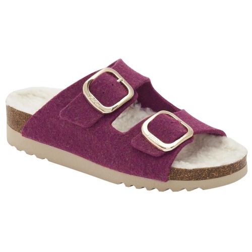 Scholl Shoes Ilary Fluffy Magenta F301352043 Γυναικείες Χειμωνιάτικες Παντόφλες σε Φούξια Χρώμα 1 Ζευγάρι - 38