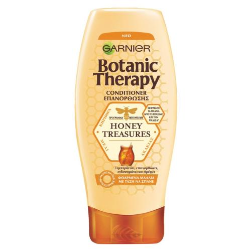 Garnier Botanic Therapy Honey Treasure Conditioner Μαλακτική Κρέμα Επανόρθωσης Φθαρμένων Μαλλιών με Μέλι Ακακίας 200ml