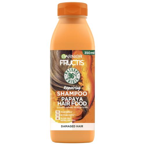 Garnier Fructis Hair Food Repairing Sampoo Papaya Θρεπτικό Σαμπουάν με Παπάγια για Φθαρμένα Μαλλιά 350ml