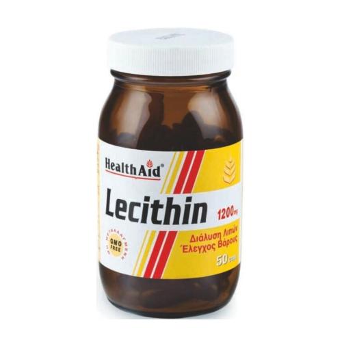 Health Aid Super Lecithin Συμπλήρωμα Διατροφής Φυσικής Λιποδιάλυσης 1200mg 50tabs