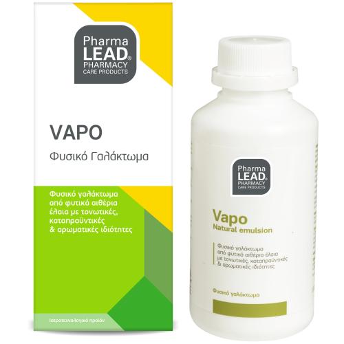 PharmaLead VAPO Φυσικό Γαλάκτωμα απο Φυτικά Αιθέρια Έλαια με Τονωτικές, Καταπραϋντικές & Αρωματικές Ιδιότητες 100ml