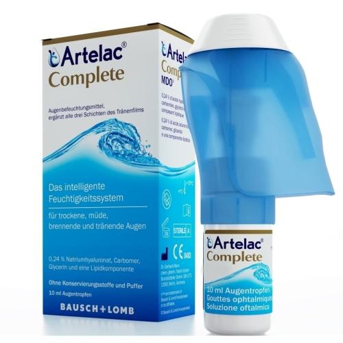 Bausch & Lomb Artelac Complete Λιπαντικό Οφθαλμικό Διάλυμα 10ml