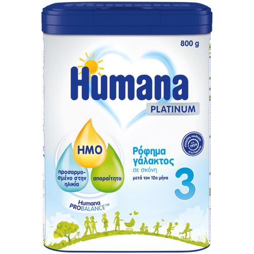 Humana 3 Platinum My Pack Ρόφημα Γάλακτος σε Σκόνη Μετά τον 12ο Μήνα 800gr