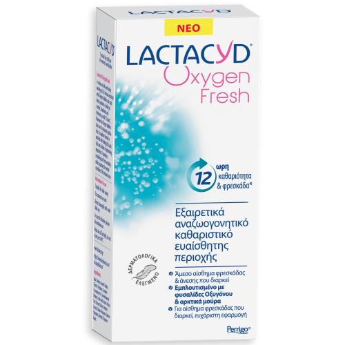 Lactacyd Oxygen Fresh Gel Αναζωογονητικό Καθαριστικό της Ευαίσθητης Περιοχής 200ml