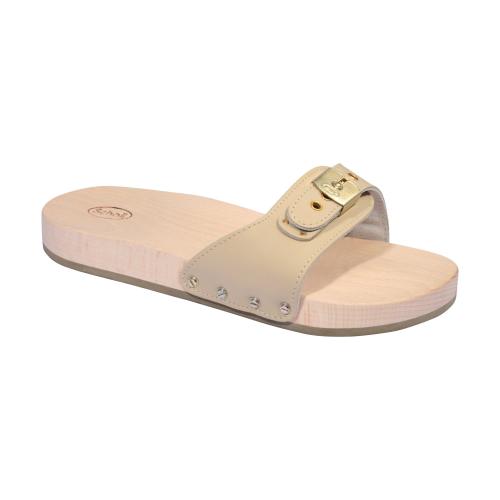 Scholl Shoes Pescura Flat F238691056 Ζαχαρί 1 Ζευγάρι - 39