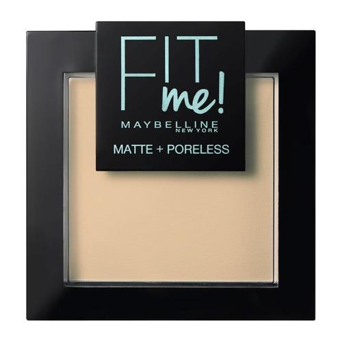 Maybelline Fit Me Matte + Poreless Pressed Powder Δίνει Φυσική και Ταυτόχρονα ματ Κάλυψη 8.2gr - Ivory