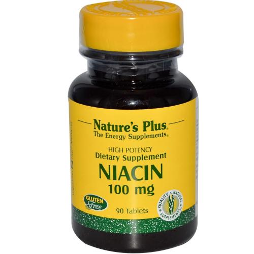 Natures Plus Niacin Νιασίνη 100mg 90tabs