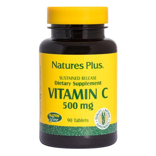 Natures Plus Vitamic C 500mg Συμπλήρωμα Διατροφής για Ενίσχυση του Ανοσοποιητικού 90tabs