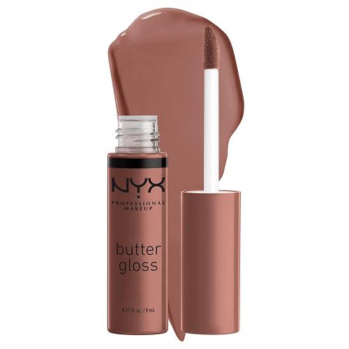 NYX Professional Makeup Lip Butter Gloss Βελούδινα Απαλό & Μεταξένιο Lip Gloss 8ml - Butterscotch
