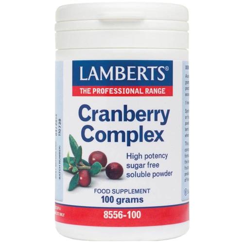 Lamberts Cranberry Complex Συμπλήρωμα Διατροφής Με Βιταμίνη C για τη Διατήρηση της Υγείας του Ουροποιητικού Συστήματος 100grams