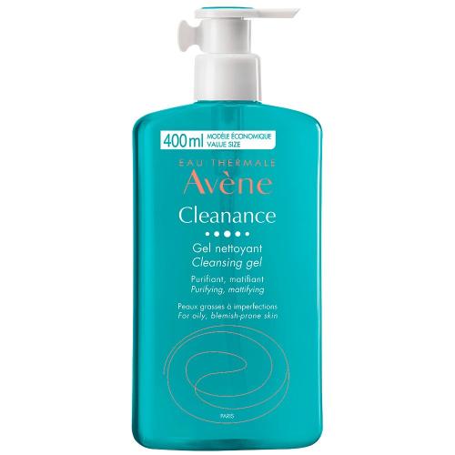 Avene Cleanance Gel Nettoyant Gel Καθαρισμού για Πρόσωπο και Σώμα, Ακμή - Λιπαρές Επιδερμίδες 400ml