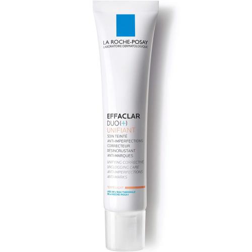 La Roche-Posay Effaclar Duo (+) Unifiant Light Επανορθωτική Φροντίδα για Σοβαρές Ατέλειες με Χρώμα, Ανοιχτή Απόχρωση 40ml