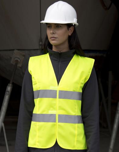 Γυναικείο Γιλέκο Εργασίας με Ανακλαστικές Ταινίες Hi-Viz Tabard Result Safe-Guard R334F Fluorescent Yellow