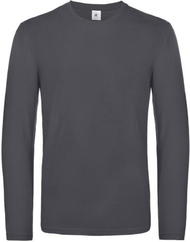 Ανδρικό μακρυμάνικο T- Shirt B & C TU07T Dark Grey