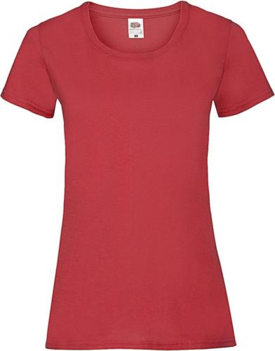 Lady-Fit Valueweight T Fruit of the Loom 61-372-0 Red
