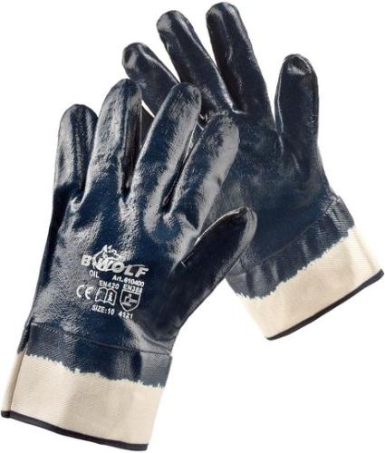 Γάντια Νιτριλίου OIL BWOLF 610400 Blue
