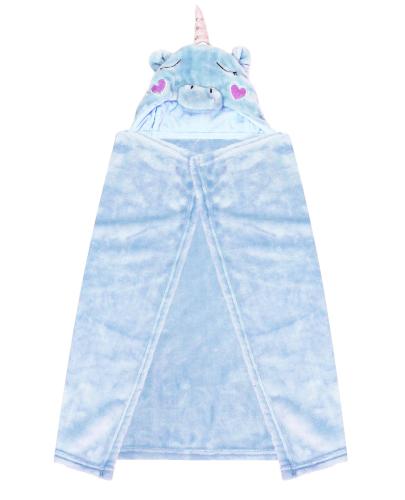 Κουβέρτα Bebe Fleece 36x86εκ. Monocer Blue Makis Tselios (Ύφασμα: Polyester, Χρώμα: Μπλε) - Makis Tselios - 322240123456