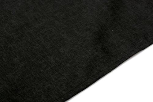 Καρές Μονόχρωμος Polycotton Αλέκιαστος 90x90εκ. Panama Black DimCol (Χρώμα: Μαύρο, Ύφασμα: 70% Βαμβάκι-30% Polyester) - DimCol - 19329811883000BK