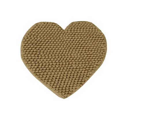 Ταπέτο Μπάνιου Polycotton 65x65εκ. Cuore Camel Makis Tselios (Χρώμα: Camel, Ύφασμα: 70% Πολυεστέρας-30% Βαμβάκι) - Makis Tselios - 330510123456