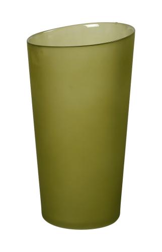 Βάζο Γυάλινο Lime Caprice ESPIEL 16x16x29εκ. DAC1706 (Υλικό: Γυαλί, Χρώμα: Lime) - ESPIEL - DAC1706