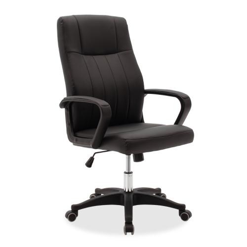 Καρέκλα γραφείου διευθυντή Roby pakoworld με pu χρώμα μαύρο - PAKO WORLD - 090-000012