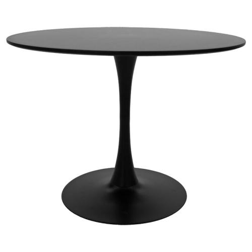 Τραπέζι Balou pakoworld MDF μαύρο Φ100x75εκ - PAKO WORLD - 127-000085