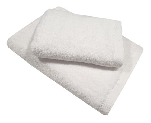 Πετσέτα Σώματος 80x145εκ. Plain Line Cotton (Σετ 6 Τεμάχια) (Ύφασμα: Βαμβάκι 100%, Χρώμα: Λευκό) - OEM - 5201847550009-PL