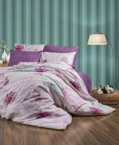 Πάπλωμα Polycotton Μονό 160x240εκ. Χλόη 457 Pink DimCol (Χρώμα: Ροζ, Ύφασμα: 70% Βαμβάκι-30% Polyester, Μέγεθος: Μονά) - DimCol - 33311123040