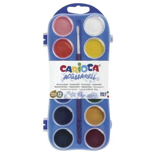 Σετ Νερομπογιές 12 Χρωμάτων CARIOCA 60-115 - CARIOCA - 60-115