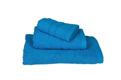 Πετσέτα Βαμβακερή Χειρός 30x50εκ. Turquoise 7001419-1 (Ύφασμα: Βαμβάκι 100%, Χρώμα: Τυρκουάζ, Μέγεθος: Χεριών ) - KOMVOS HOME - 7001419-1