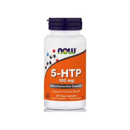 NOW FOODS 5-HTP 100mg 60 φυτικές κάψουλες