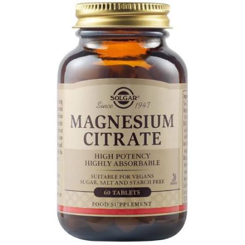SOLGAR Magnesium Citrate 60tabs