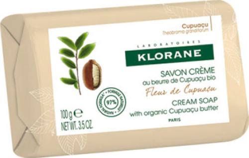 KLORANE Cream Soap with Organic Cupuacu Butter & Fleur Cupuacu Κρεμώδες Σαπούνι με Οργανικό Βούτυρο & Άνθος Cupuacu 100gr