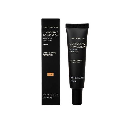 KORRES Activated Charcoal Corrective Foundation ACF4 SPF15 30ml