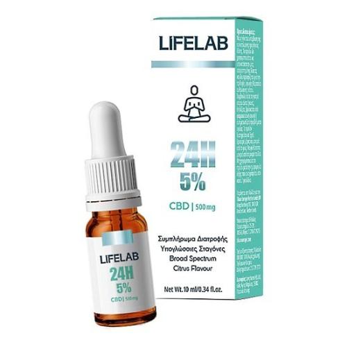 LIFELAB Tikun Olam Europe Cannabis Oral CBD 24H 5% 500mg 10ml