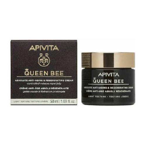 APIVITA Queen Bee Κρέμα Απόλυτης Αντιγήρανσης Ελαφριά Υφή 50ML