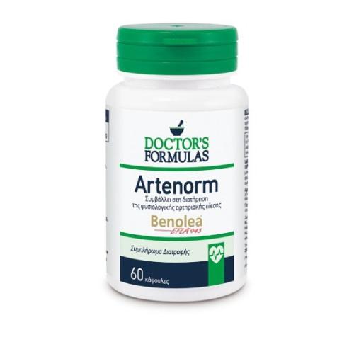 DOCTOR'S FORMULAS Artenorm Συμπλήρωμα Διατροφής Φόρμουλα για τη Διατήρηση της Φυσιολογικής Αρτηριακής Πίεσης 60 Κάψουλες