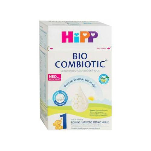 HIPP 1 Bio combiotic βιολογικό γάλα για μωρά από τη γέννηση 600 gr