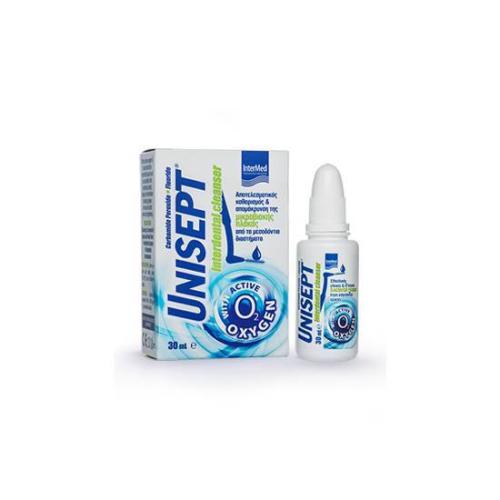 INTERMED Unisept Interdental Cleanser Καθαρισμός και Φροντίδα Μεσοδόντιων Διαστημάτων 30ml