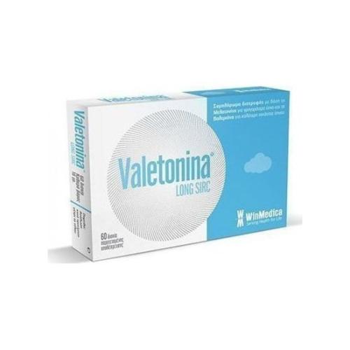 WINMEDICA Valetonina Long Sirc Συμπλήρωμα Διατροφής με Μελατονίνη & Βαλεριάνα για την Καταπολέμηση της Αϋπνίας 60 disks