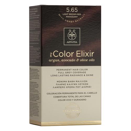 APIVITA My Color Elixir 5.65 Καστανό Ανοιχτό Κόκκινο Μαονί 50&75ml