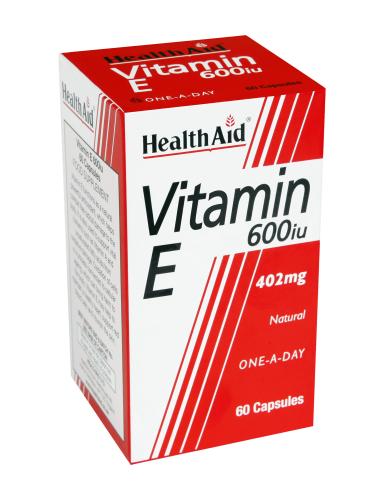 HEALTH AID Vitamin E 600iu 60caps