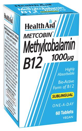 HEALTH AID Metcobin B12 1000μg 60tabs