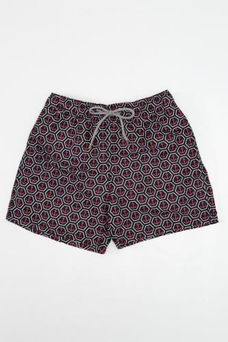 Μαγιό Ανδρικό Shorts Anchor Slim Fit - Μαύρο