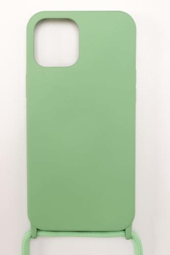 Silicone Case με Κορδόνι (IPhone12ProMax) - Λαχανί