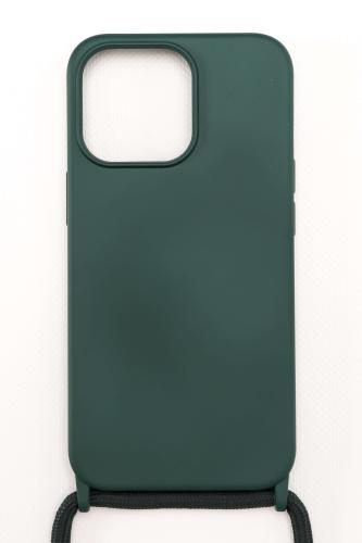 Silicone Case με Κορδόνι (IPhone13Pro) - Κυπαρισσί